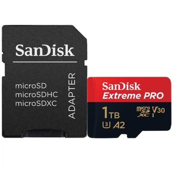 SANDISK EXTREME PRO A2 MICRO SD / MICROSD CARD 1TB UP TO 170MBPS