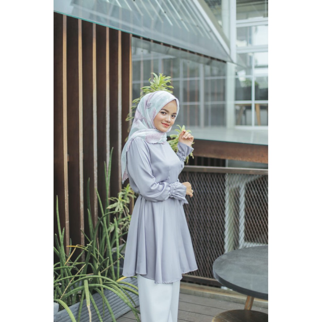 BAJU HIJAB BANDUNG/ DRESS MUSLIM/ DRESS PEPLUM  /DRESS ABU