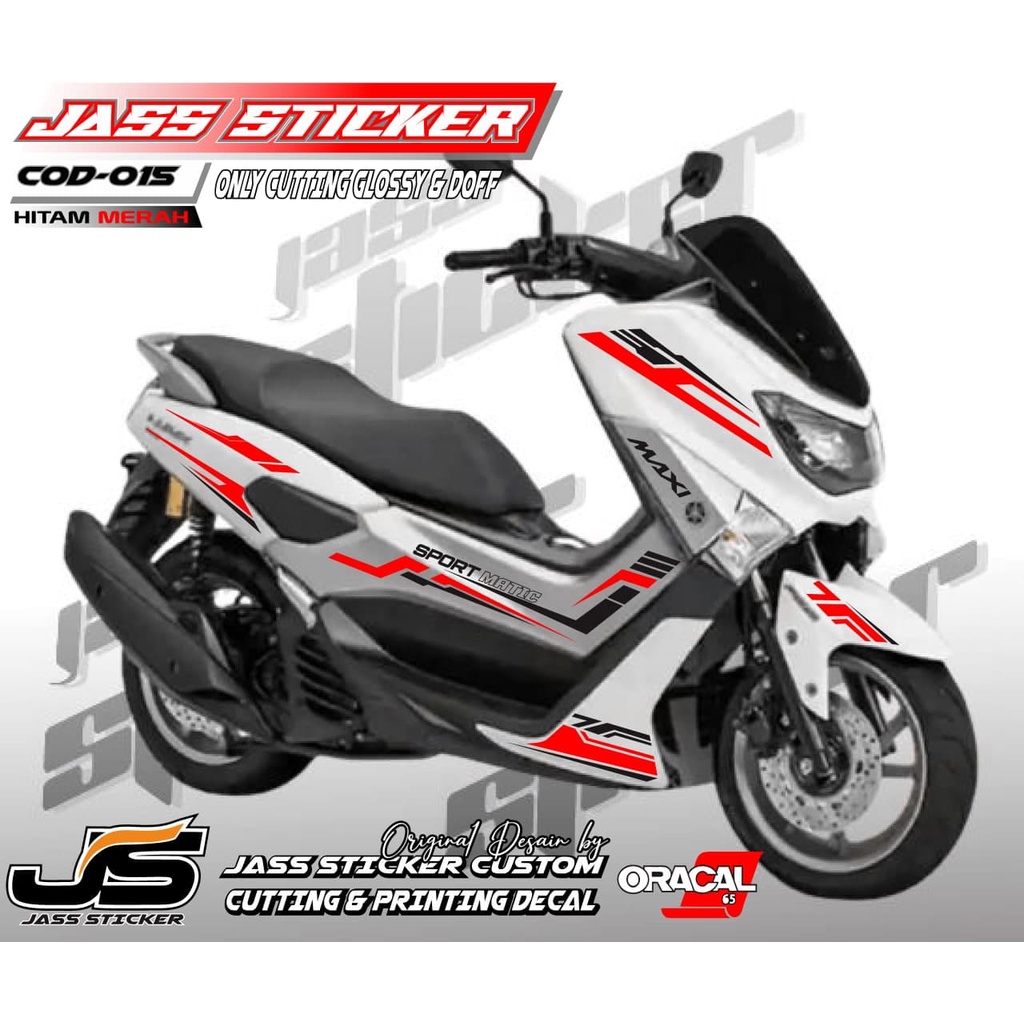 (COD) STICKER CUTTING NMAX / STIKER STRIPING NMAX 2018 / STRIPING VARIASI NMAX/ AKSESORIS MOTOR NMAX