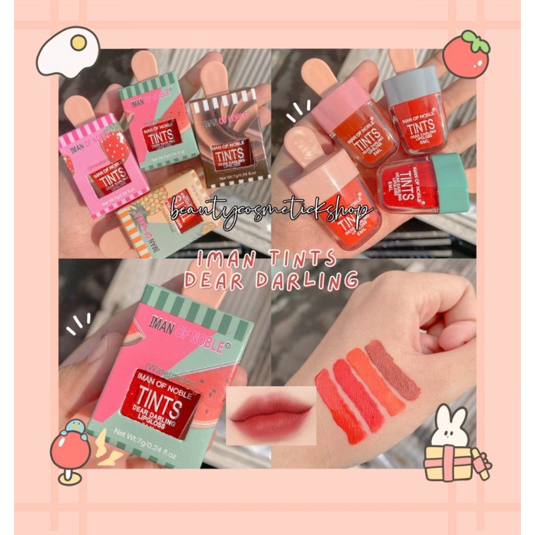 ECER!!!LIP GLOSS DEAR DARLING IMAN OF NOBLE P7039-24