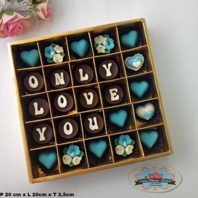 

Coklat custom Box Sekat Mika SM-25