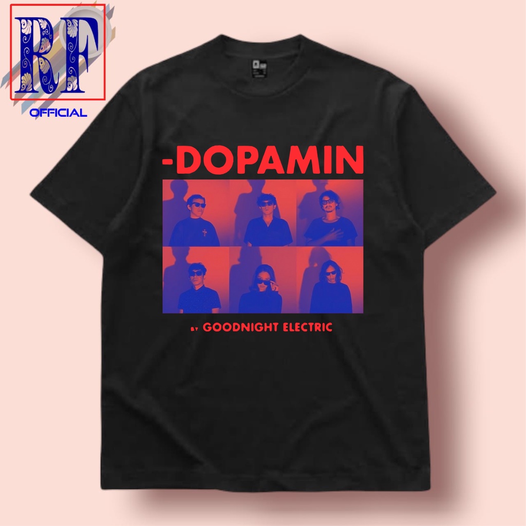 KAOS BAND GOODNIGHT ELECTRIC “DOPAMIN” | T-SHIRT BAND GOODNIGHT ELECTRIC | BAJU BAND GOODNIGHT ELECT