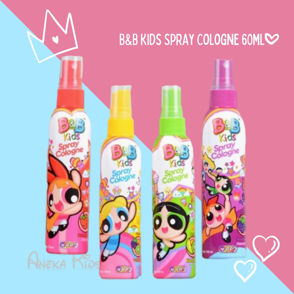 Jual B&B Kids Spray Cologne 60ml | Shopee Indonesia