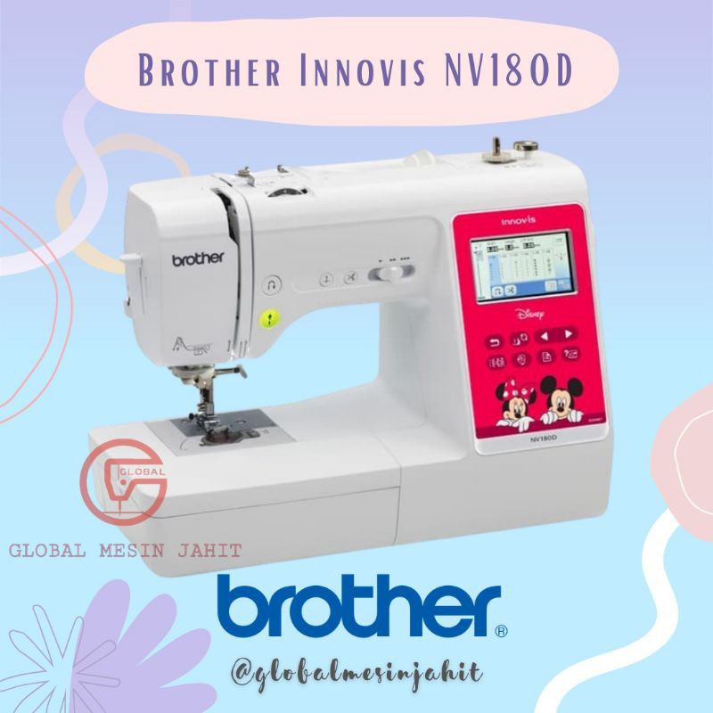 Mesin Jahit dan Bordir Komputer Brother INNOVIS NV-180D