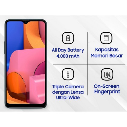 Samsung A20S RAM 4/64 Garansi Resmi, Baru, Murah
