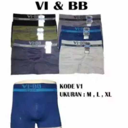 3pcs celana dalam boxer pria