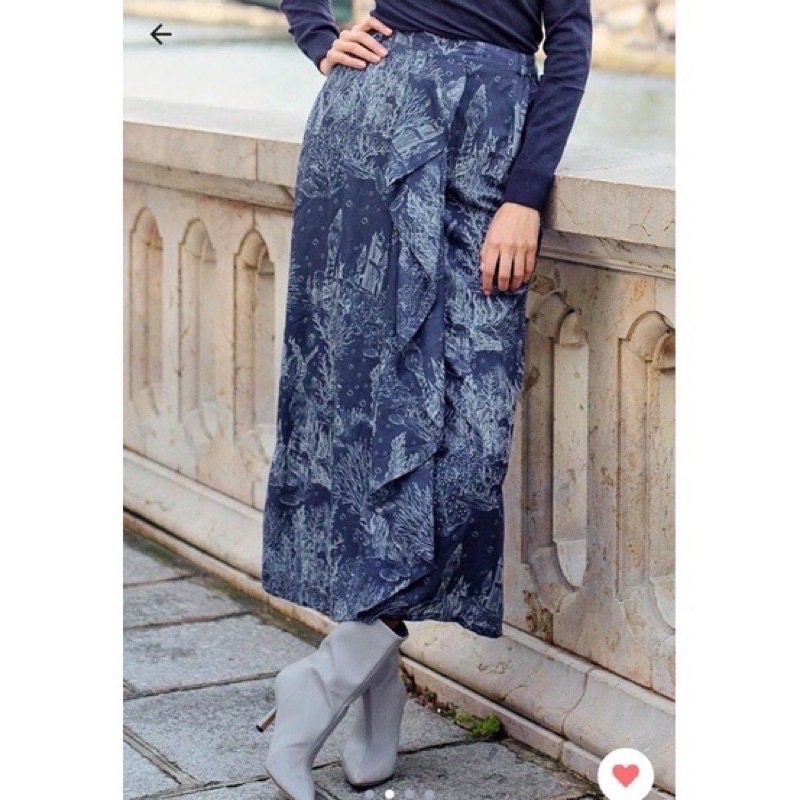 Benang Jarum x Mmhuillet El mar Minorca Skirt with Ruffle