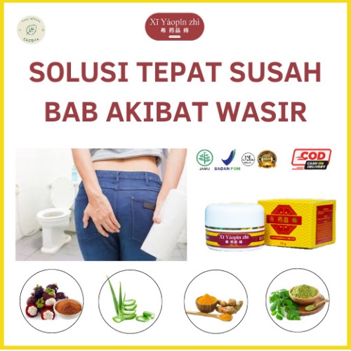 Diskon Cream Xi Yaopin Zhi Saleb Wasir BPOM Halal Salep Ambeyen Jakarta Saleb Ambeien Untuk Mengeringkan Benjolan Wasir Dan Bekasnya