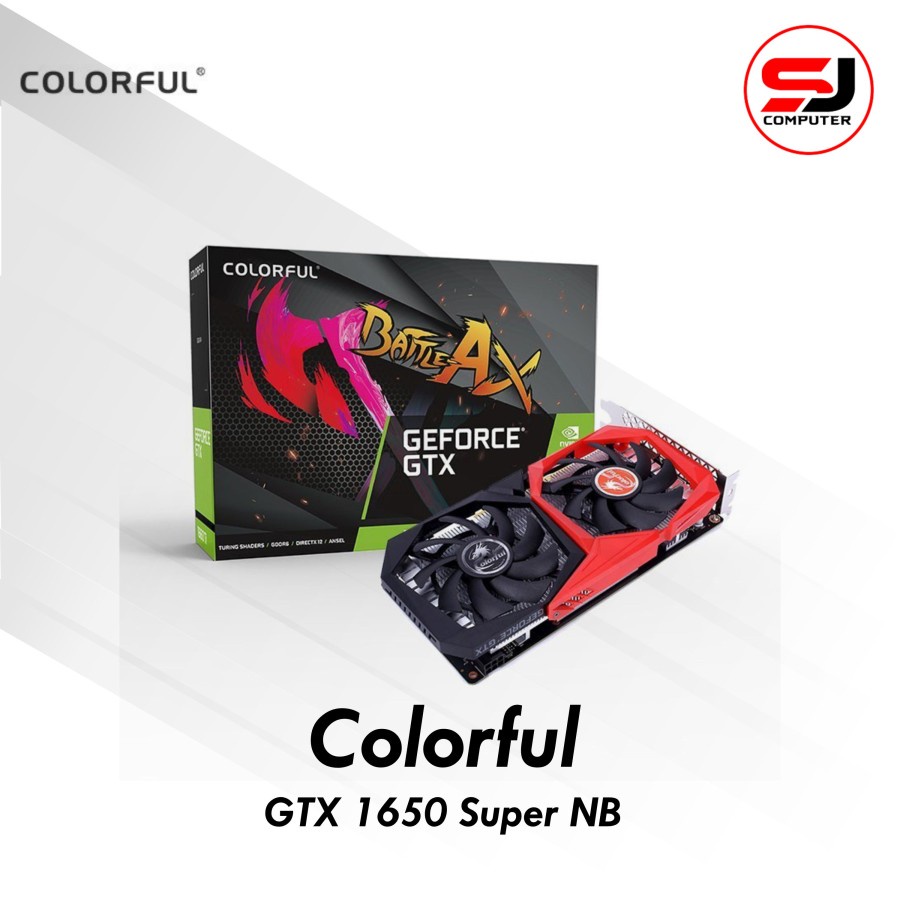 Colorful GeForce GTX 1650 SUPER NB 4G-V 4GB GDDR6 VGA Graphic Card