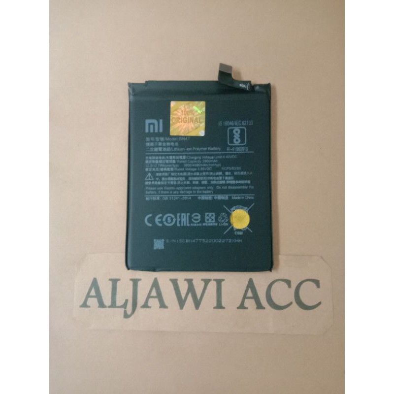 Baterai Batre Battery Xiaomi Xiomi Redmi 6 Pro BN47 BN-47 Original Battery Hp