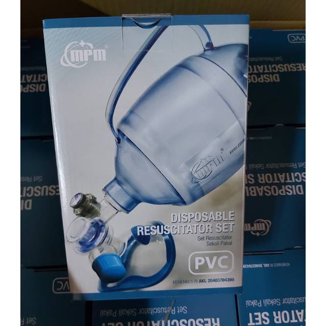 Ambubag dewasa Resuscitator set PVC dewasa MPM ambu bag