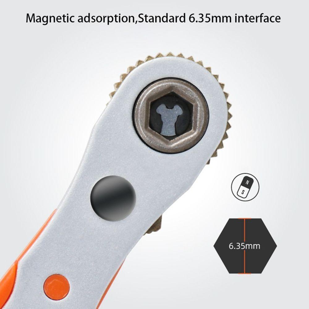 Lanfy Spanner Mini Magnetic Hexagon Screwdriver Metal Torx Quick Release Socket Obeng Alat