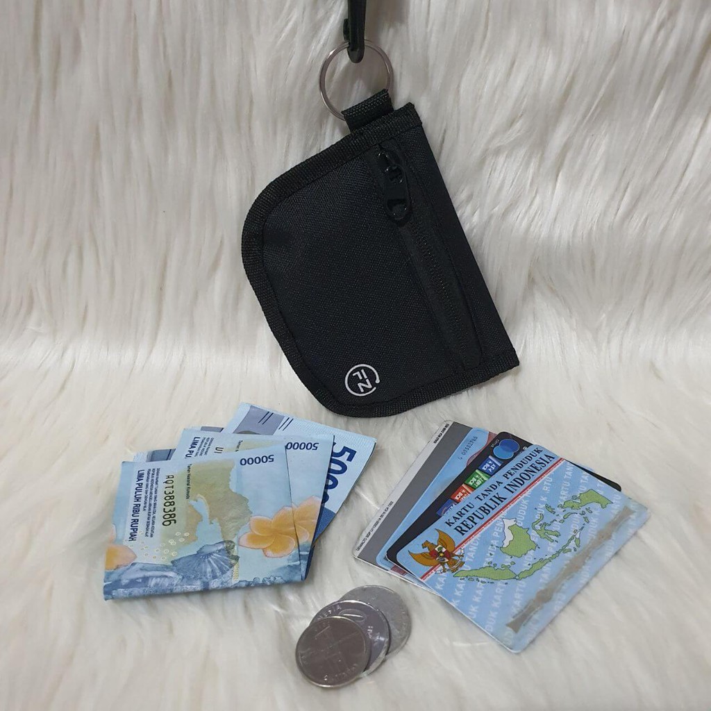 FZ Wallet Dompet Gantung Kalung Leher Mini , Kartu Kunci Koin Kecil Card Pria Wanita