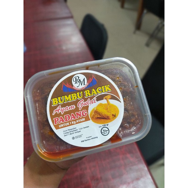 

Bumbu racik Ayam gulai padang 150g untuk 1kg daging ayam