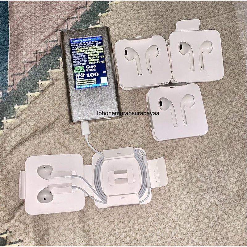 Headset Earphone Lightning Original Copotan iPhone