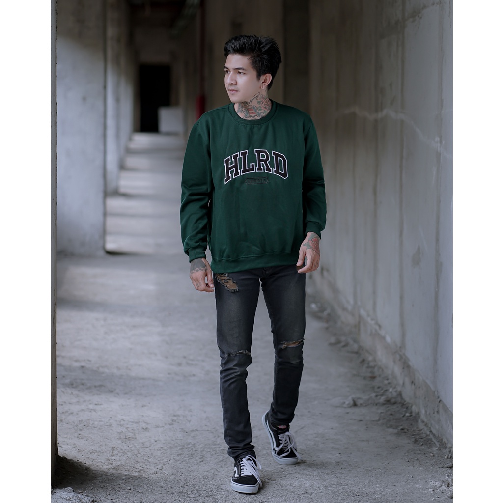 AUTHENTIC HOLYRIDER SWEATER EMERALD // Sweatshirt Sweater Bordir Original