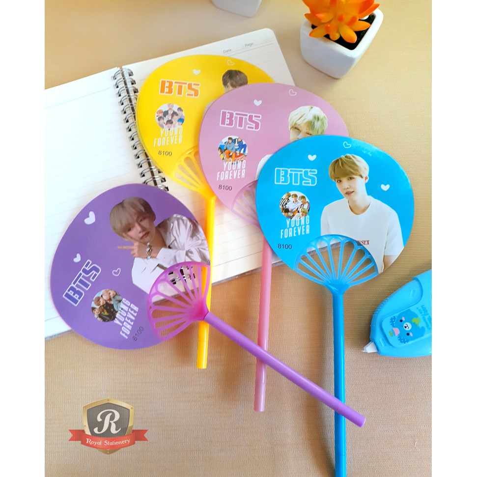 

Pulpen Gel BTS Young Forever Kipas [A8100]