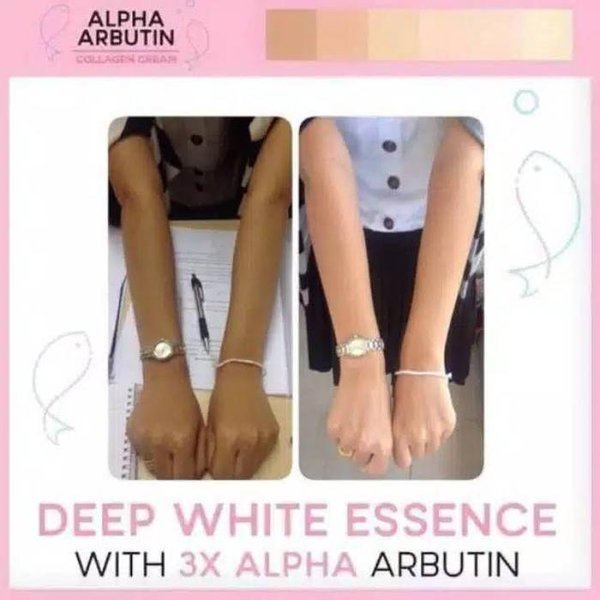 [COD] Krim Pemutih Badan Alpha Arbutin 3Plus Deep Essence Whitening Collagen Cream - BPOM 100% Original