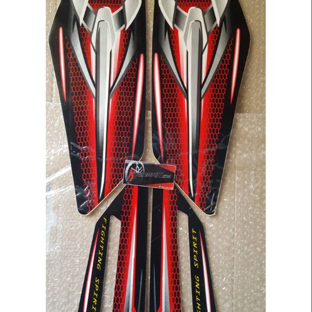 STRIPING RX KING 2007 MERAH