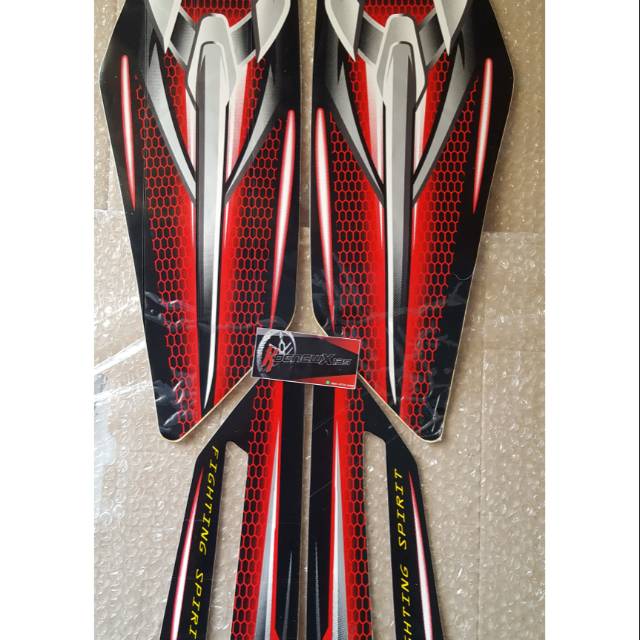 STRIPING RX KING 2007 MERAH