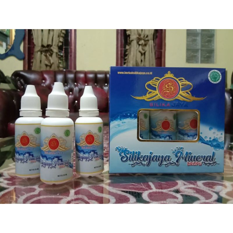 silika jaya mineral  Original 1 Kotak isi 3 botol