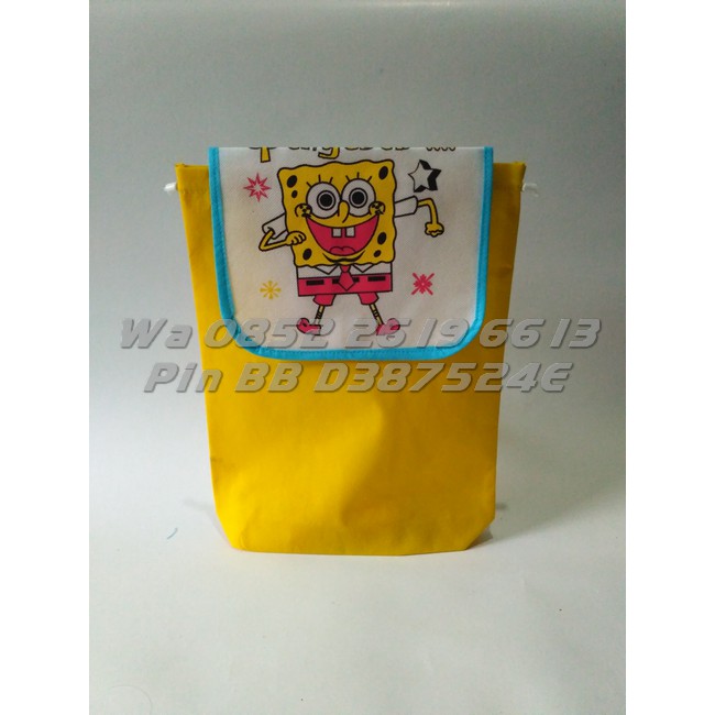 Tas Ultah SPONGEBOB | Tas Ulang Tahun Anak Kartun SPONGEBOB Model Ransel