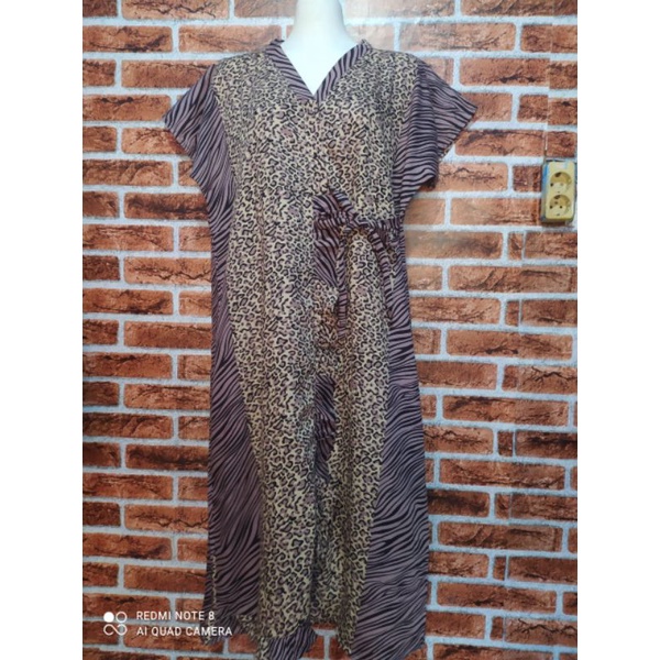 Daster Wanita Terbaru/ Daster Rayon motif Leopard