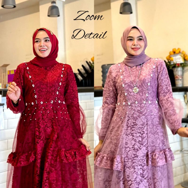 DRESS KONDANGAN BRUKAT MAURI BUSANA BAJU PESTA