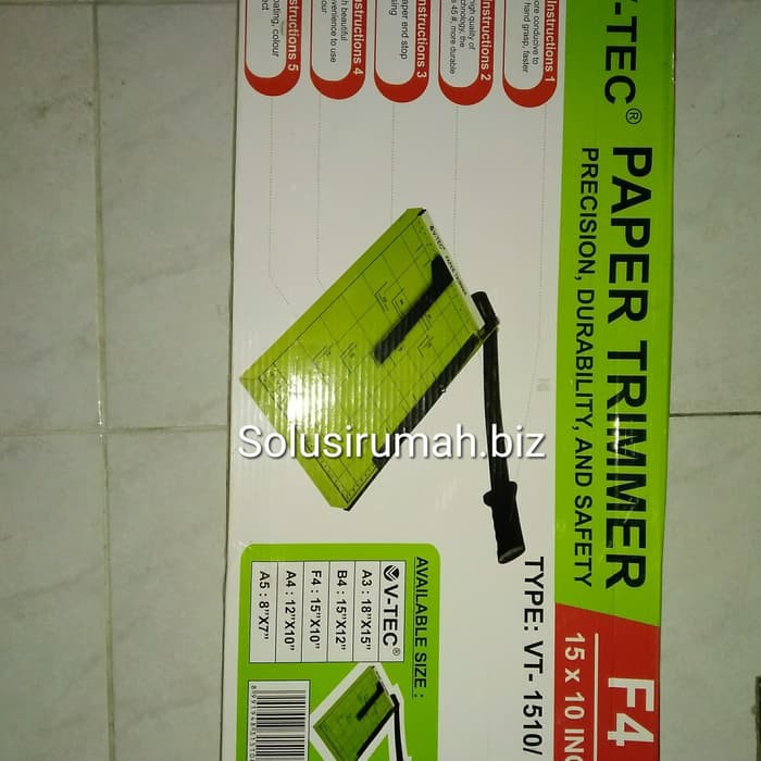 

Alat Potong Kertas Fotocopy F4 Paper Cutter V-tec