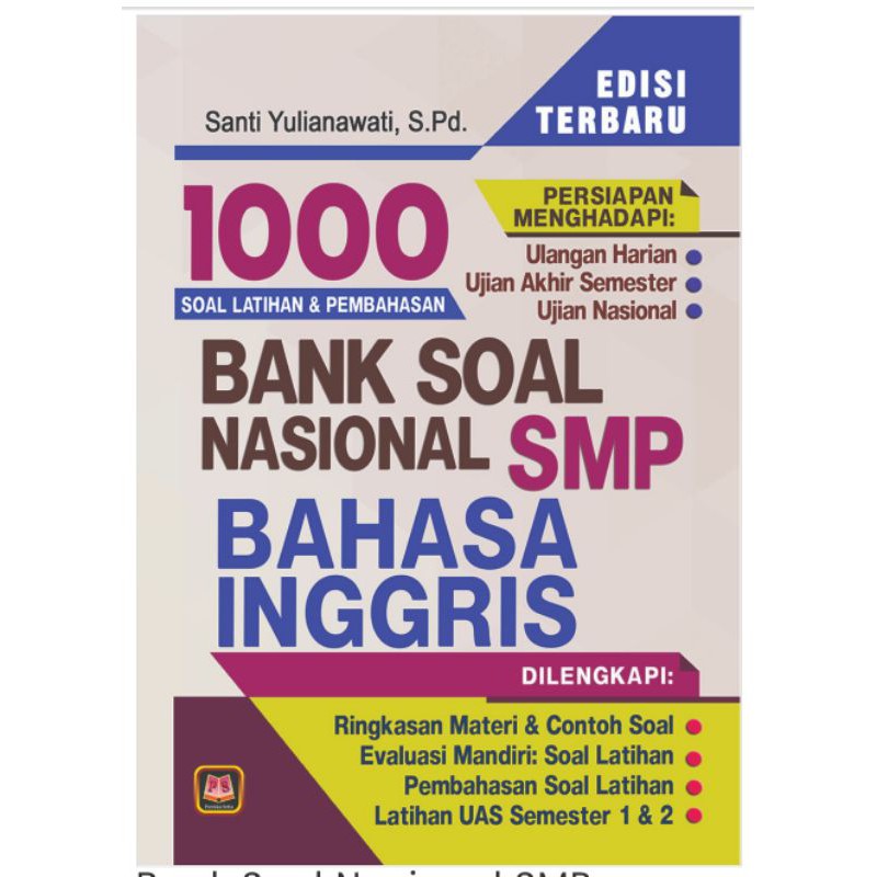 Bank Soal Nasional SMP Bahasa Inggris
