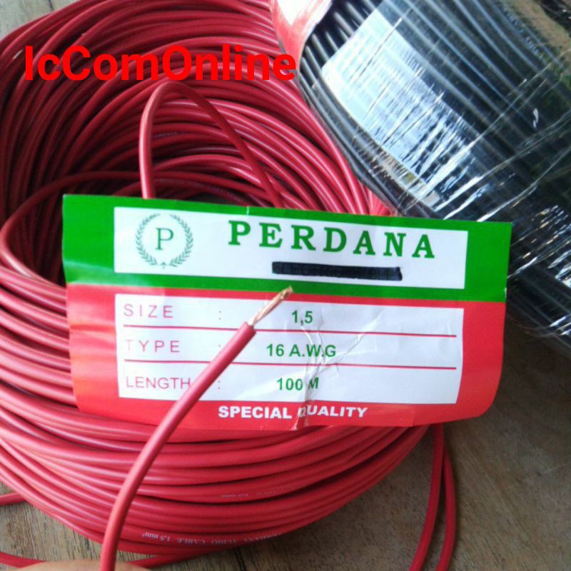Kabel serabut tunggal Perdana Pulung 1,5mm NYAF