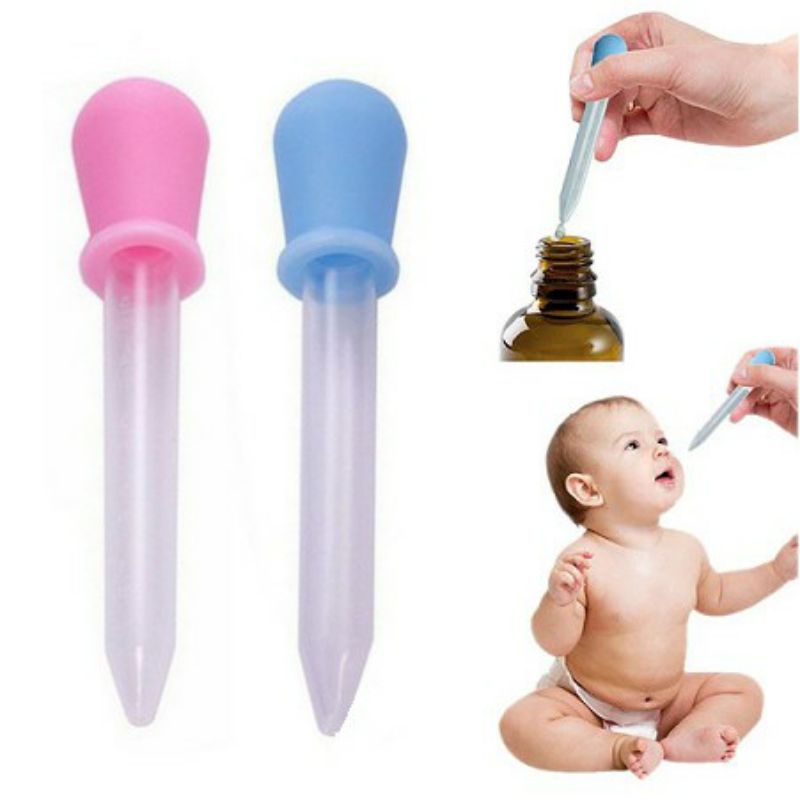 Pipet Tetes Obat Bayi Anak Ukuran 5mm / Pipet Alat Bantu Minum Obat Bayi