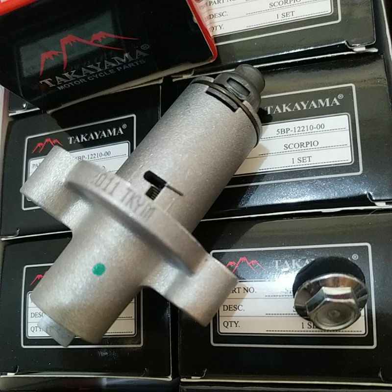 setelan tensioner tonjokan keteng Scorpio TAKAYAMA