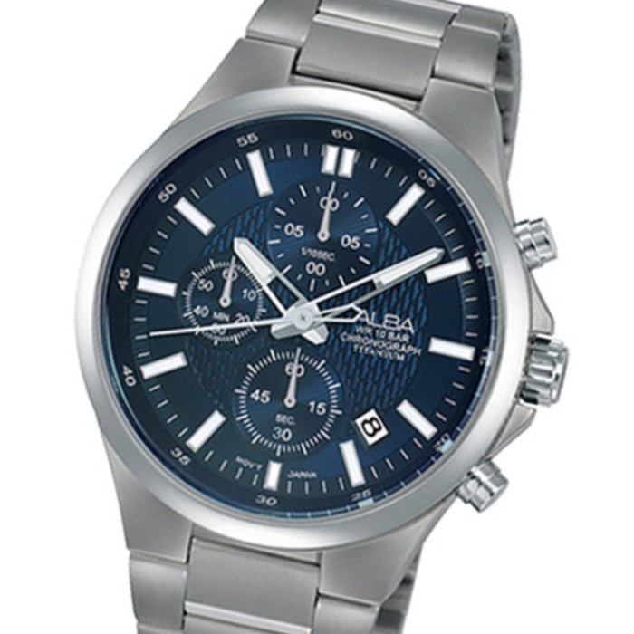 Alba Stainless AM3523 AM3523X1 Original Garansi Resmi Jam Tangan Pria