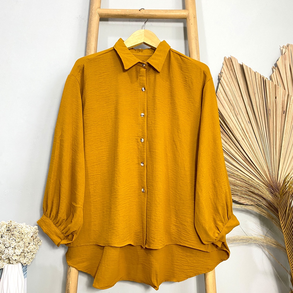 KEMEJA BLOUSE OVERSIZE GLADYS AIRFLOW DAILY OFFICE SHIRT PREMIUM B598