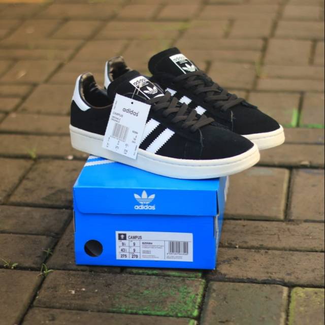 ADIDAS CAMPUS BLACK WHITE ORIGINAL BNIB