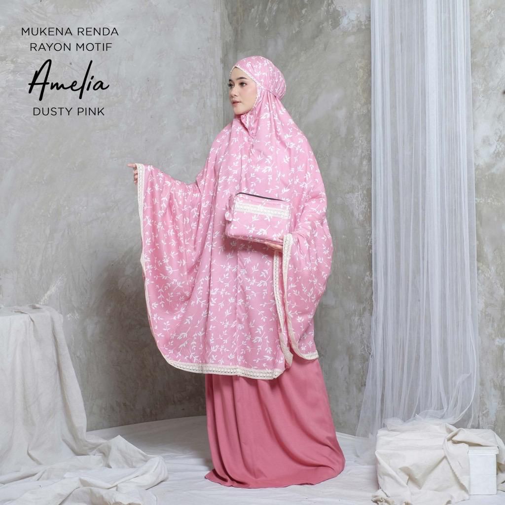 Mukena Rayon Bali AMELIA 2in1