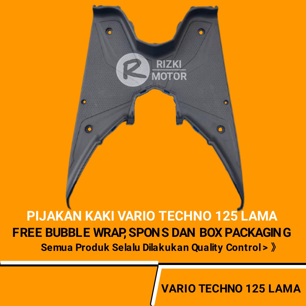 Bordes Footrest Lantai Alas Atas Injekan Pijakan Kaki Vario Techno 125 Fi Lama Old 2012 2013 2014