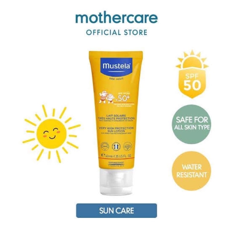 mustela high protection sun lotion