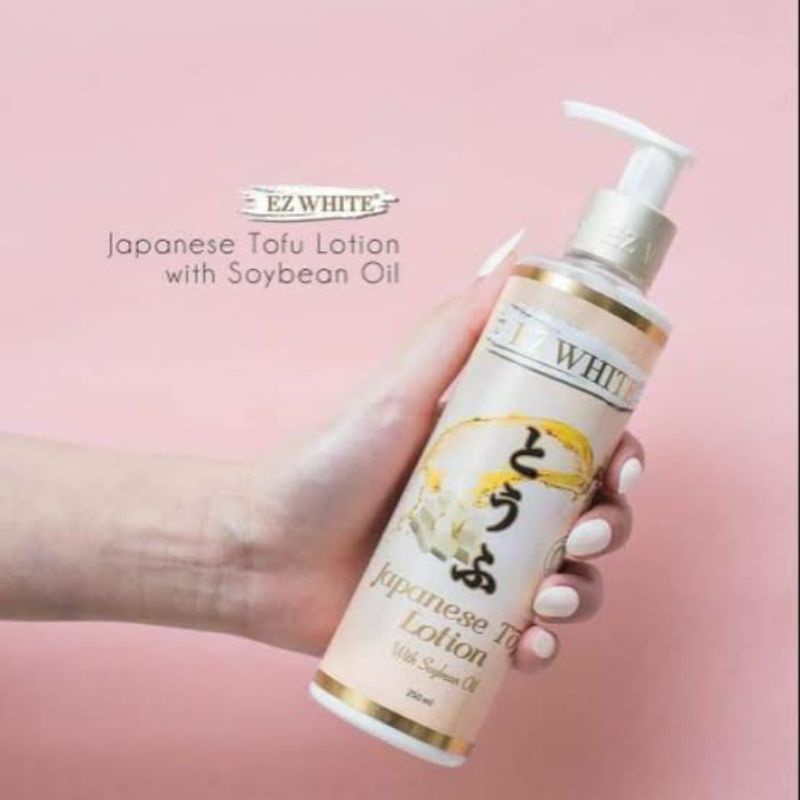 EZ WHITE JAPANESE TOFU LOTION WITH SOYBEAN OIL ORIGINAL - BODY LOTION TOFU PEMUTIH BADAN