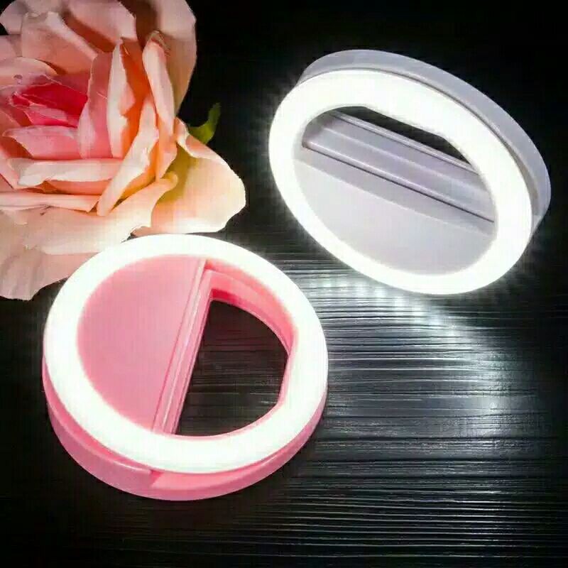 Lampu Selfie RING LIGHT LED / Charm Eyes / Ring light Selfie / Lampu Selfie Rechargeable