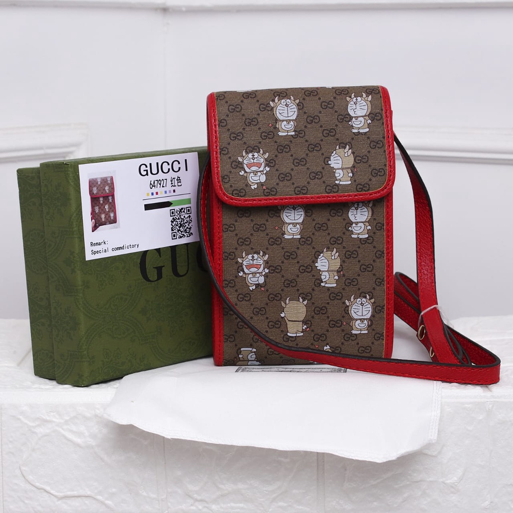 Tas Gucci x Doraemon Messenger Bag (Batam)
