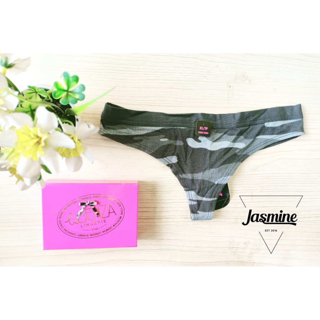 Celana Dalam Wanita Seamless Panties lingerie THONG LASENZA Size XS