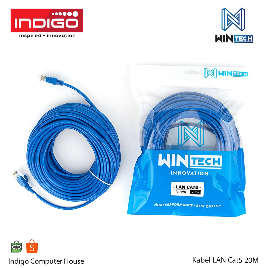KABEL UTP LAN CAT5 20 METER | UTP CAT5 20 METER | KABEL LAN