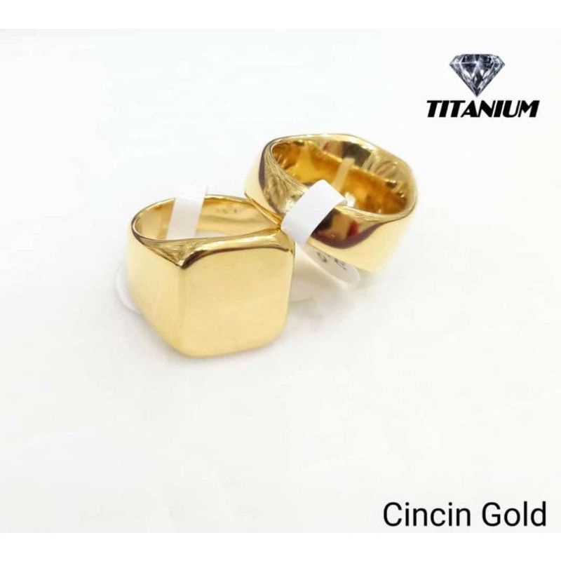 CINCIN TITANIUM MOTIF KOTAK 3 WARNA