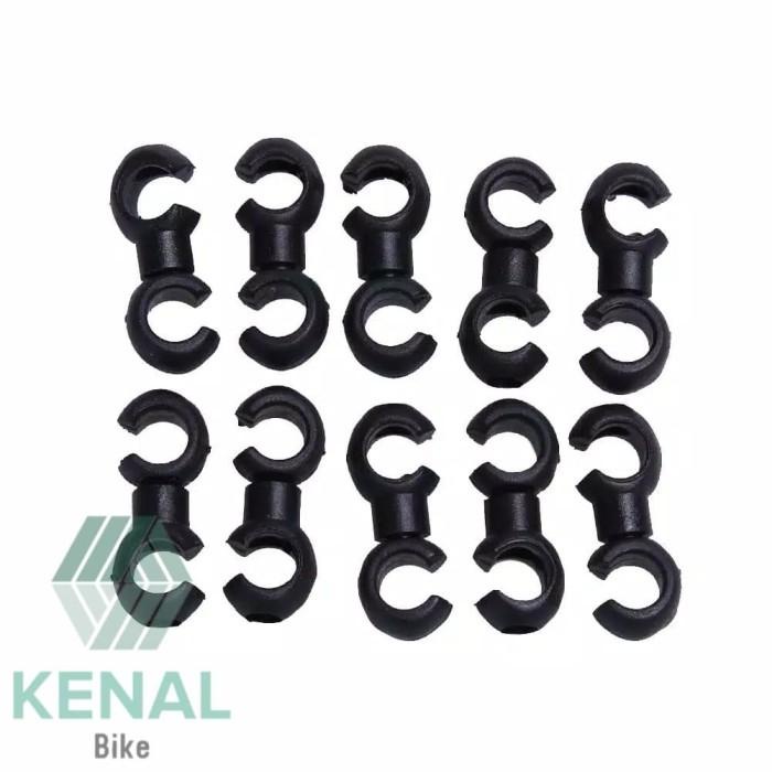 Termanis Klip Kabel Sepeda - S Clips Kabel Shifter - Klip Kabel Rem Sepeda Sale