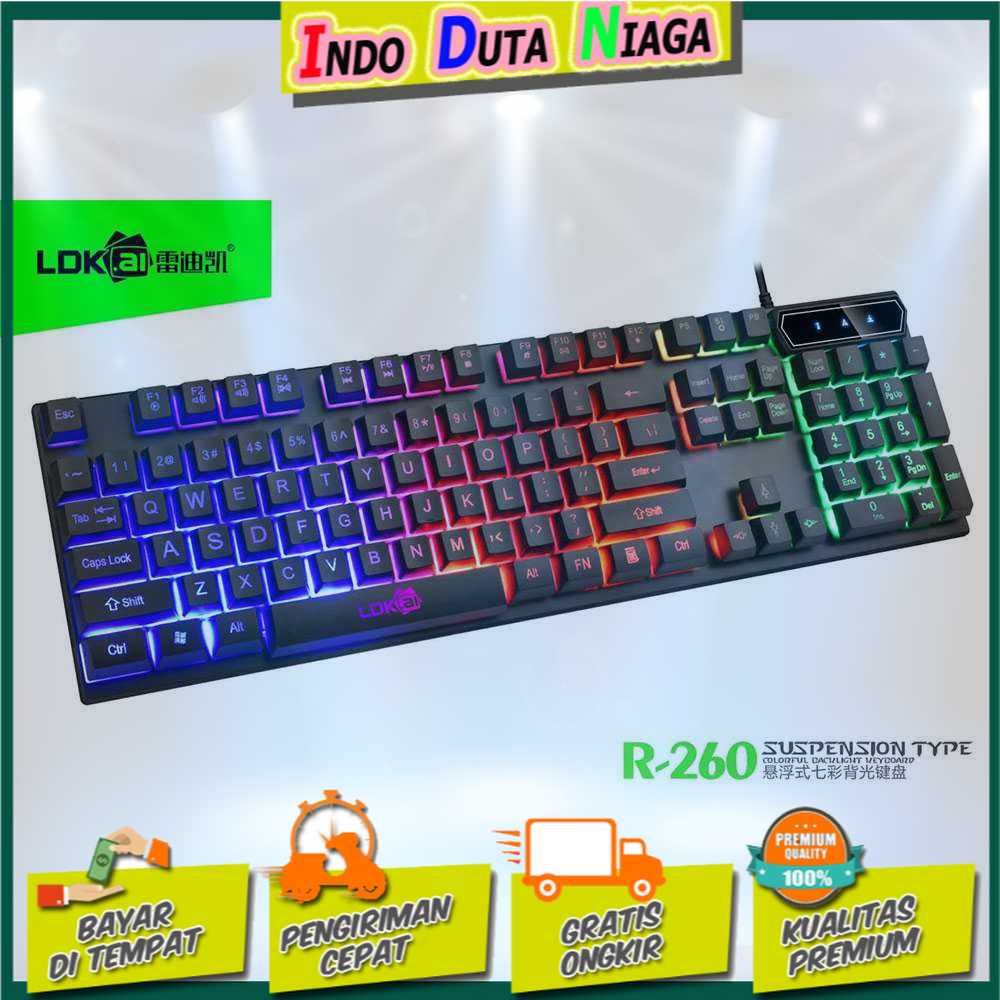 IDN TECH - LDKAI Gaming Keyboard RGB LED Wired - R260