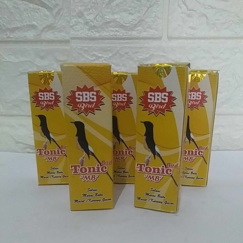SBS BIRD TONIC MB BIRD Vitamin burung murai batu harian dan lomba / untuk burung macet bunyi murai b