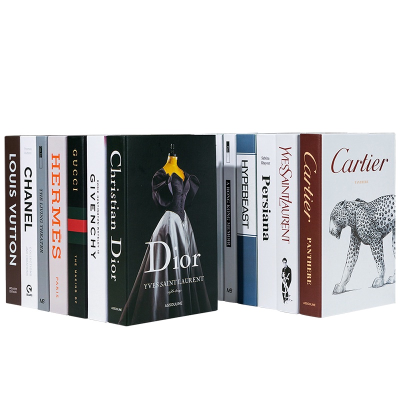 Sederhana Modern Palsu Buku Simulaton Buku Bahasa Inggris Alat Peraga Buku Contoh Papan Buku Dekorasi Buku Kotak Buku Case