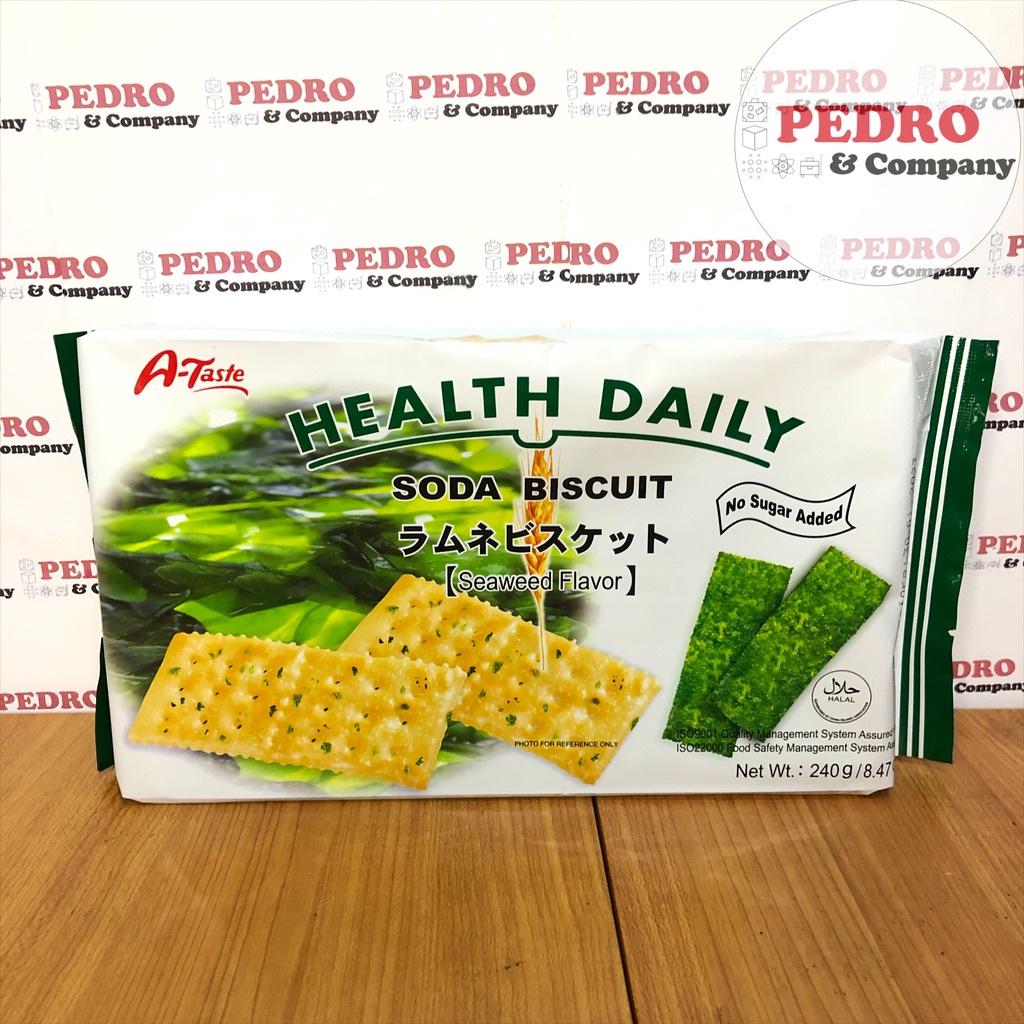 

A taste healthy daily soda biscuit SEAWEED 240 gram - soda biskuit